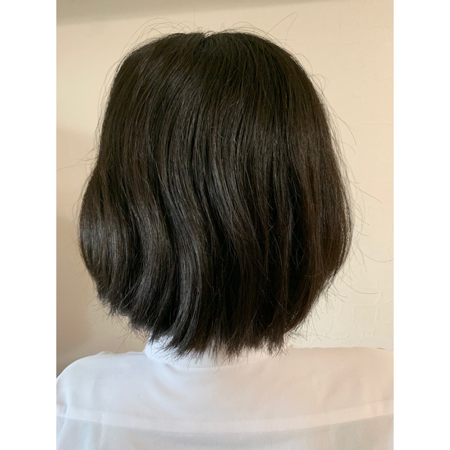 髪の毛　人毛　20〜30センチ　中学生 レディースのウィッグ/エクステ(前髪ウィッグ)の商品写真