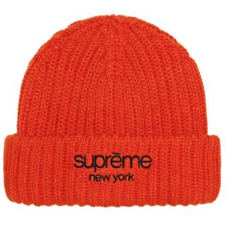 シュプリーム(Supreme)の新作 Supreme Ribbed Beanie Burnt Orange(ニット帽/ビーニー)