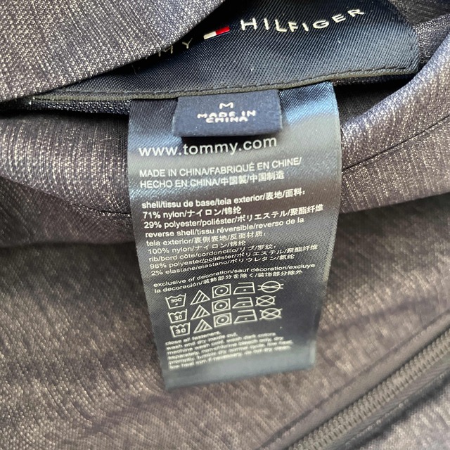 TOMMY HILFIGER(トミーヒルフィガー)のトミー　ヒルフィガー　リバーシブルブルゾン　M〜L メンズのジャケット/アウター(ブルゾン)の商品写真