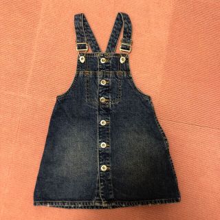 ザラキッズ(ZARA KIDS)の【110】ジャンパースカート　デニム　ZARA kids(スカート)