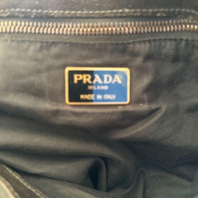 PRADA(プラダ)の〈レア〉　PRADA バックスキン　トート　ブラック レディースのバッグ(ショルダーバッグ)の商品写真