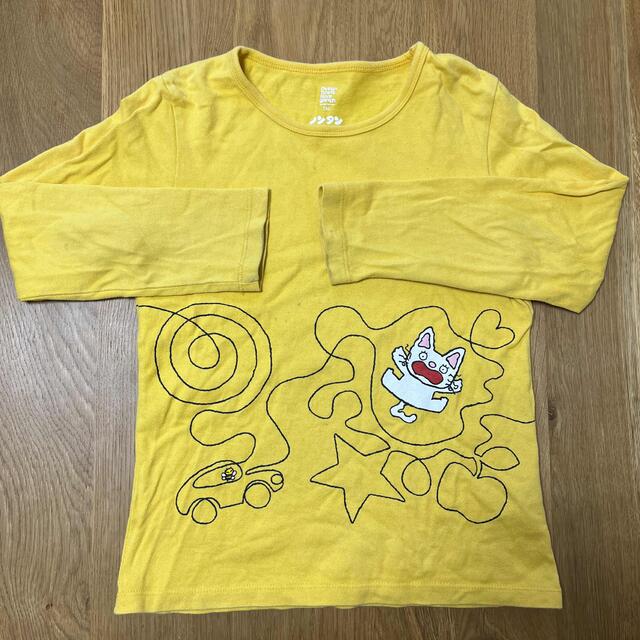 Design Tshirts Store graniph(グラニフ)の130cm ノンタン『じどうしゃぶっぶー』ロンT キッズ/ベビー/マタニティのキッズ服男の子用(90cm~)(Tシャツ/カットソー)の商品写真