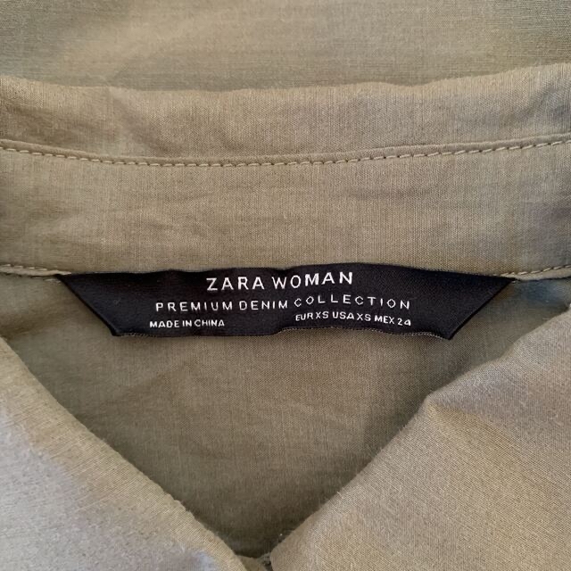 ZARA(ザラ)のZARA 刺繍チュニックシアーシャツ レディースのトップス(シャツ/ブラウス(長袖/七分))の商品写真