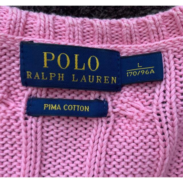 POLO RALPH LAUREN(ポロラルフローレン)のラルフローレン コットンニット Lサイズ レディースのトップス(ニット/セーター)の商品写真