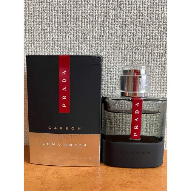 PRADA(プラダ)のプラダ ルナロッサ カーボン EDT 50 ml コスメ/美容の香水(香水(男性用))の商品写真
