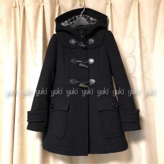 BURBERRY BLUE LABEL - バーバリーブルーレーベル ダッフルコート 黒の ...