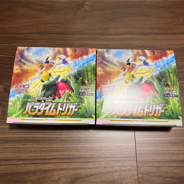 宅配便配送 ポケモンカードパラダイムトリガー 2 BOX シュリンク無し ...