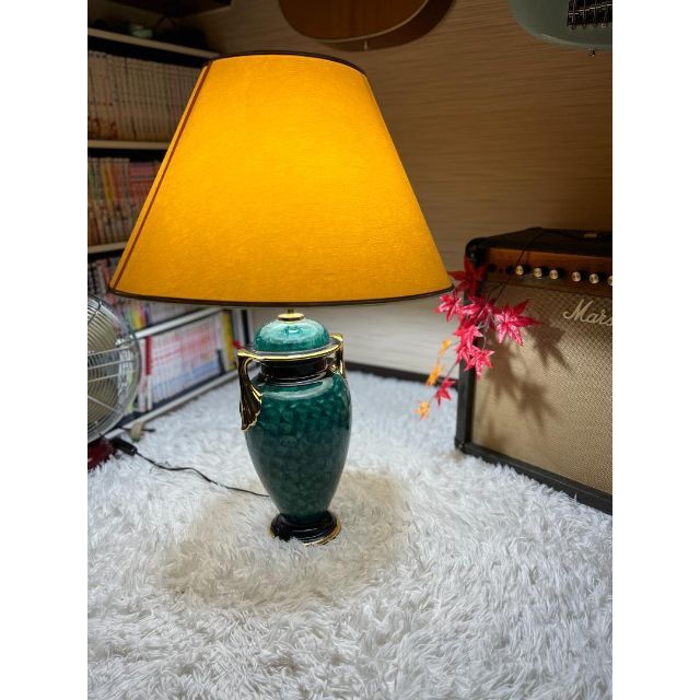 【3784】 antique bed side lamp 送料無料