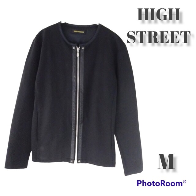 HIGHSTREET (ハイストリート) M 美品 ノーカラージャケット | フリマアプリ ラクマ