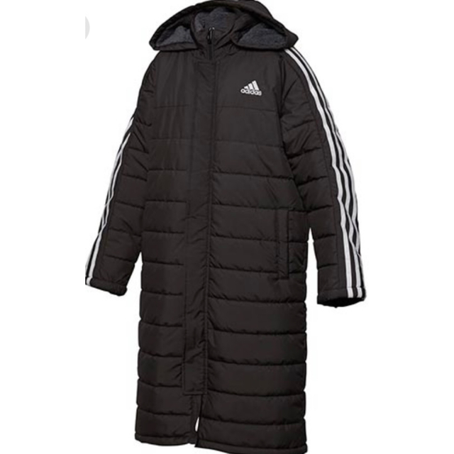 adidas(アディダス)の新品⭐︎アディダスベンチコート150cmサッカーdh4028アウターadidas キッズ/ベビー/マタニティのキッズ服男の子用(90cm~)(ジャケット/上着)の商品写真