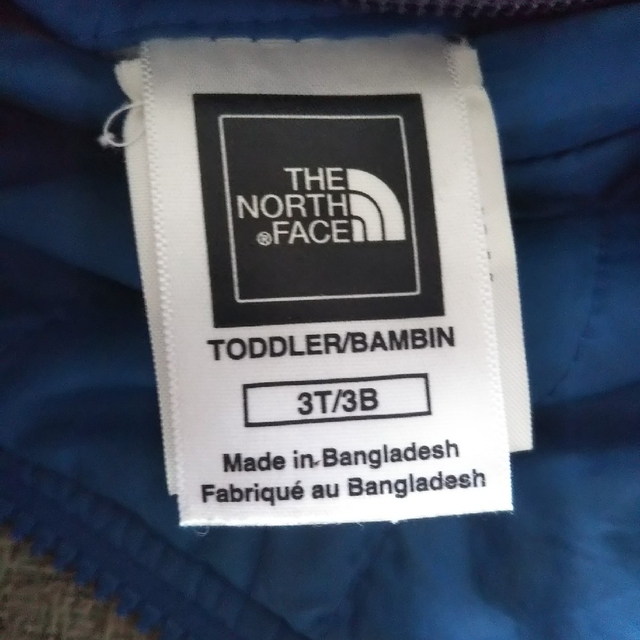 THE NORTH FACE(ザノースフェイス)の最終出品☆ノースフェイス 中綿ジャンバー キッズ アウター 3T/3B ブルー キッズ/ベビー/マタニティのキッズ服男の子用(90cm~)(ジャケット/上着)の商品写真