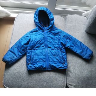 ザノースフェイス(THE NORTH FACE)の最終出品☆ノースフェイス 中綿ジャンバー キッズ アウター 3T/3B ブルー(ジャケット/上着)