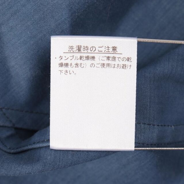 ラコステ ロングコート フード付き 無地 日本製 アウター ストレッチ メンズ 36サイズ ネイビー LACOSTE約52cm袖丈