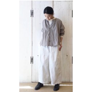 ネストローブ(nest Robe)のネストローブ 起毛リネンバンドカラーブラウス(シャツ/ブラウス(長袖/七分))