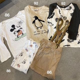 ザラキッズ(ZARA KIDS)の【ZARA】秋物キッズ5点セット(Tシャツ/カットソー)