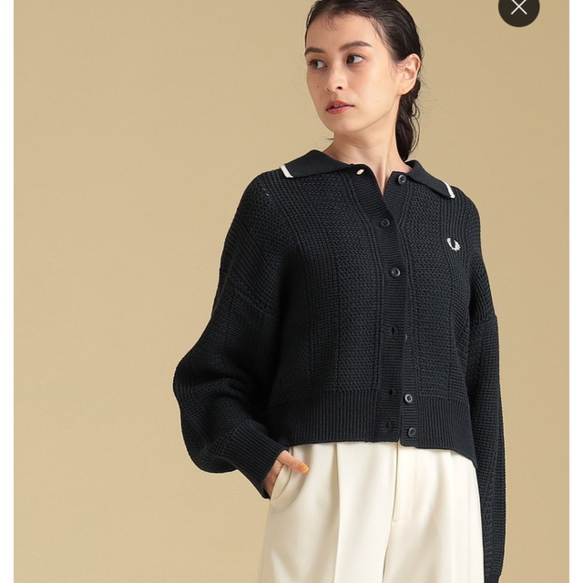 ⭐️美品 fred perry 22AW ニット カーデ - トップス