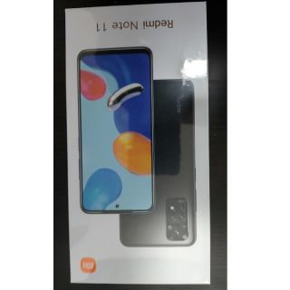 アンドロイド(ANDROID)のRedmi Note 11 Graphite Gray(スマートフォン本体)