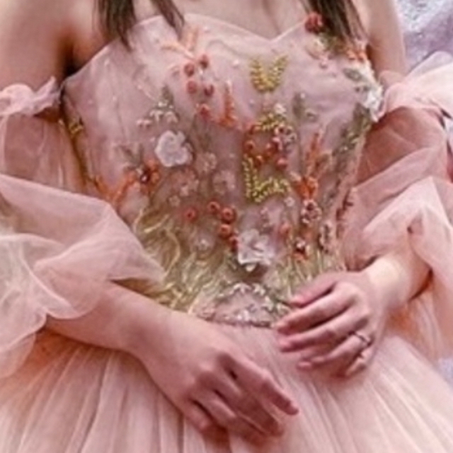 ばにー様専用 花かんむり♡パールライン♡花ピン ハンドメイドのウェディング(ヘッドドレス/ドレス)の商品写真