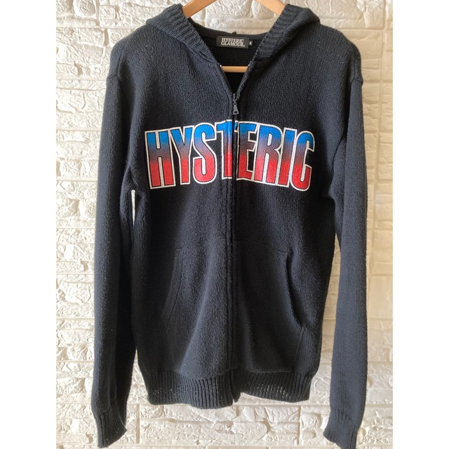 【美品】HYSTERIC GLAMOUR メンズ 長袖フルジップパーカーSサイズ