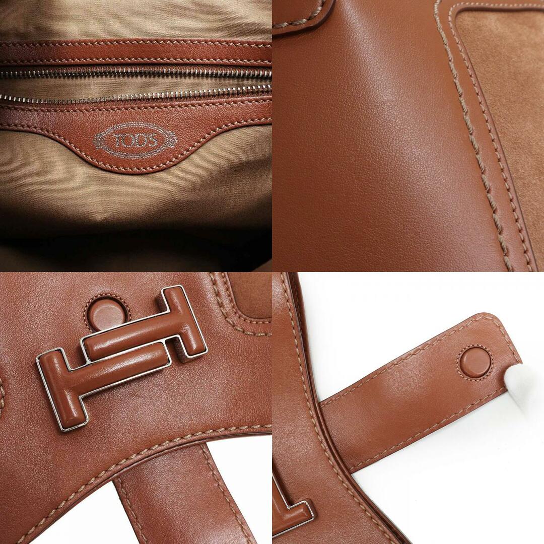 TOD'S - トッズ ホーボー ダブルT ショルダーバッグ カーフスキン