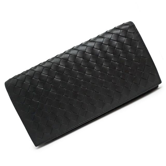 注文割引 BOTTEGA VENETA 長財布 本革 ブラック ecousarecycling.com