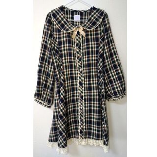 アクシーズファム(axes femme)の130cmチェックワンピース(ワンピース)