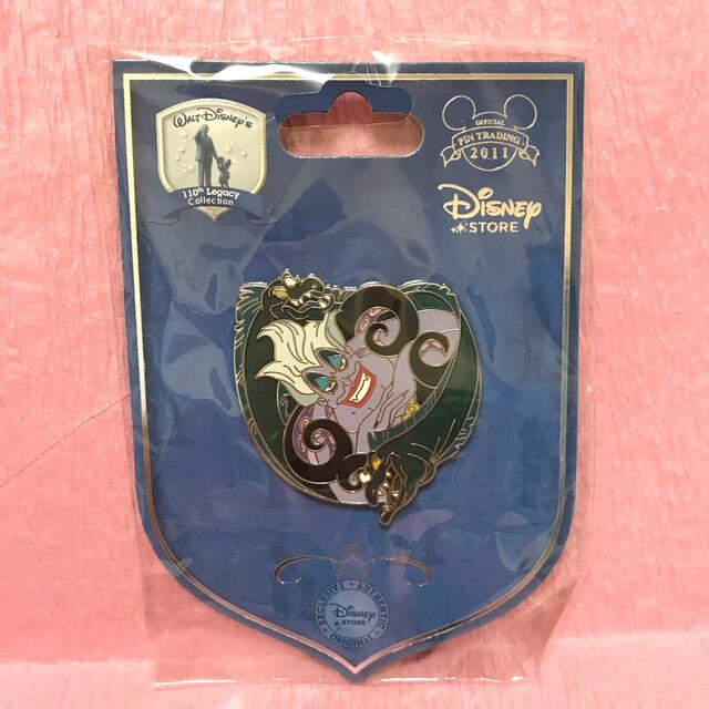 販売本物Disney - ディズニー ピン アースラ ジェットサム 110周年