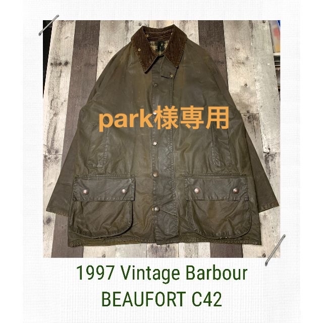 Barbour(バーブァー)のVintage Barbour BEAUFORT C42 バブアー / No23 メンズのジャケット/アウター(ミリタリージャケット)の商品写真