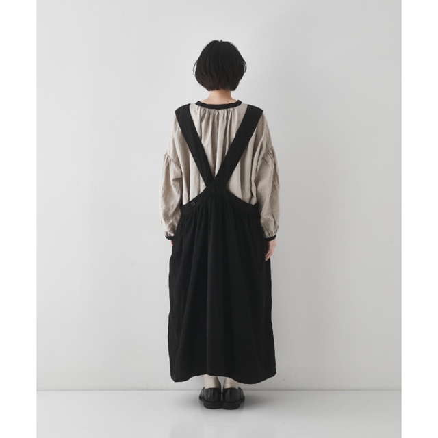 ストアプロモーション nest Robe 【UpcycleLino】エプロンドレス