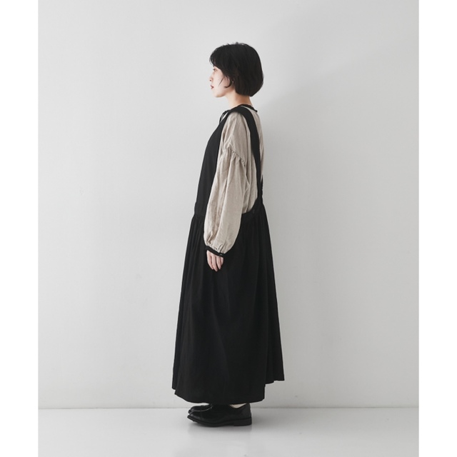 ストアプロモーション nest Robe 【UpcycleLino】エプロンドレス