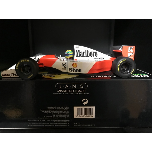 Maclaren(マクラーレン)の1/18 F1 McLaren Senna エンタメ/ホビーのおもちゃ/ぬいぐるみ(ミニカー)の商品写真