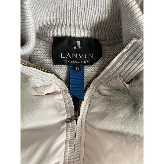 LANVIN(ランバン)のランバン　ダウンベスト　グレー レディースのジャケット/アウター(ダウンベスト)の商品写真