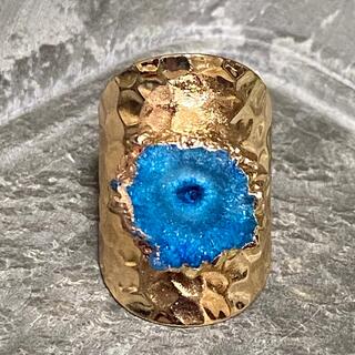 マライカ(MALAIKA)の天然石　リング　指輪　ブルー　Ｂ(リング(指輪))