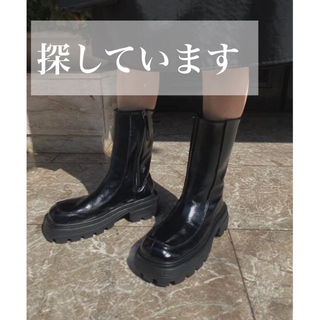 魅了 Ameri BOOTS SQUARE SOLE SHARK vintage AMERI - VINTAGE ブーツ