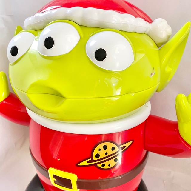 Disney(ディズニー)のクリスマス サンタver リトルグリーンメン ポップコーン バケット ディズニー エンタメ/ホビーのおもちゃ/ぬいぐるみ(キャラクターグッズ)の商品写真