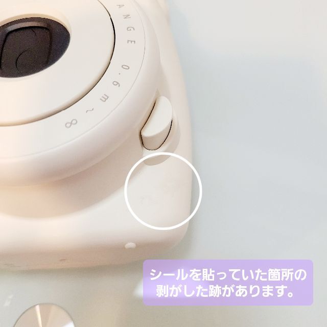 富士フイルム(フジフイルム)のinstax mini8 ホワイト スマホ/家電/カメラのカメラ(フィルムカメラ)の商品写真