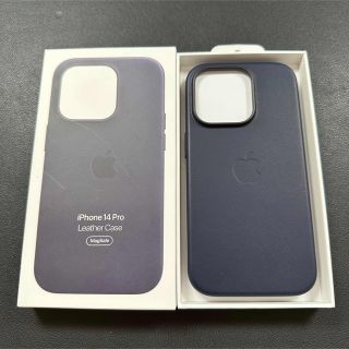 Apple - 【未使用】iPhone 14 Pro専用純正レザーケース インクの通販