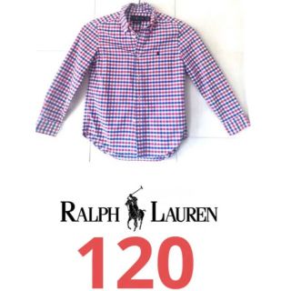 ラルフローレン(Ralph Lauren)の⭐️美品⭐️ Ralph Lauren チェックボタンダウンシャツ　120cm(ブラウス)