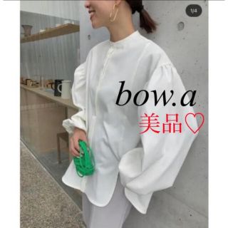 ネットオフ 送料得店  あさ様専用♡人気♡完売品 ラウンドバルーンブラウスの bow.a シャツ/ブラウス(長袖/七分)