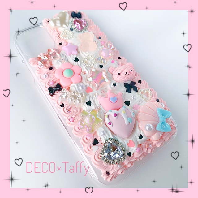 💫注文後制作💫　#ホイップデコスマホケース　オーダーページ ハンドメイドのスマホケース/アクセサリー(スマホケース)の商品写真