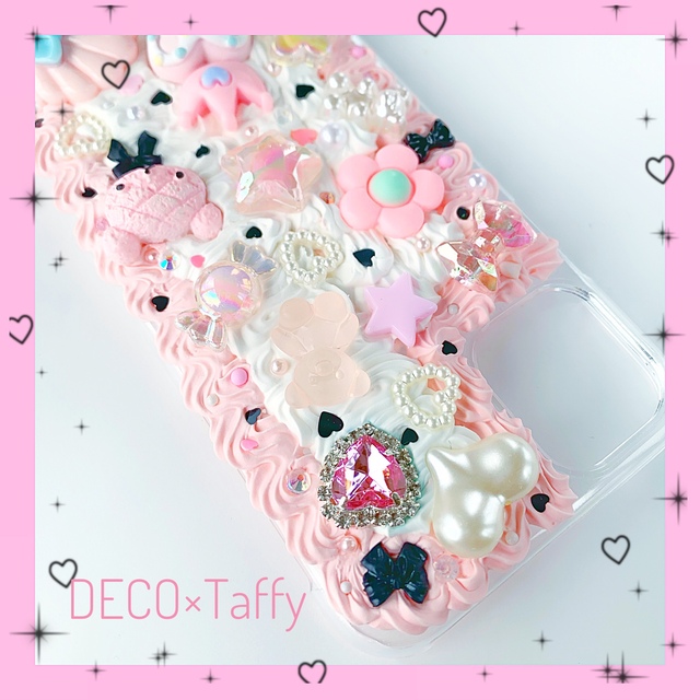 💫注文後制作💫　#ホイップデコスマホケース　オーダーページ ハンドメイドのスマホケース/アクセサリー(スマホケース)の商品写真