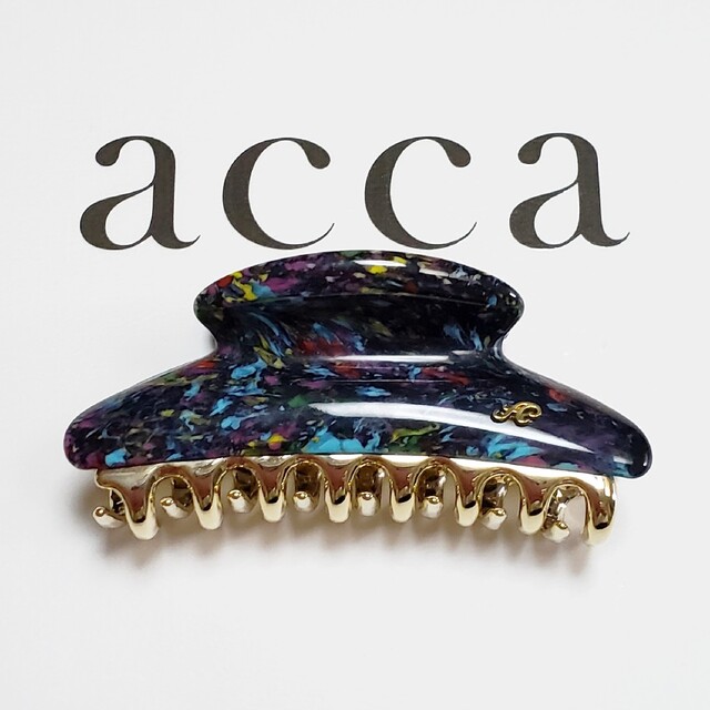 acca(アッカ)の中古美品　アッカ　acca　ロン　中クリップ　限定色 レディースのヘアアクセサリー(バレッタ/ヘアクリップ)の商品写真