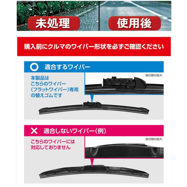 トヨタ(トヨタ)の純正 ワイパー替えゴム トヨタFTR7535E 純正フラットワイパー用 自動車/バイクの自動車(メンテナンス用品)の商品写真