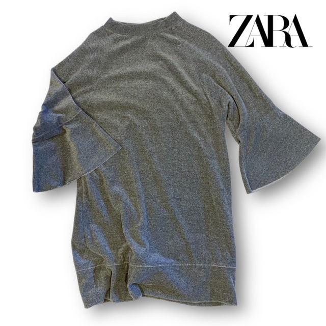 ZARA(ザラ)のZARAのミニワンピ★ベルベッド風素材が高見え！チュニックとしてもOK レディースのワンピース(ミニワンピース)の商品写真
