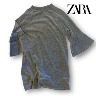 ザラ(ZARA)のZARAのミニワンピ★ベルベッド風素材が高見え！チュニックとしてもOK(ミニワンピース)