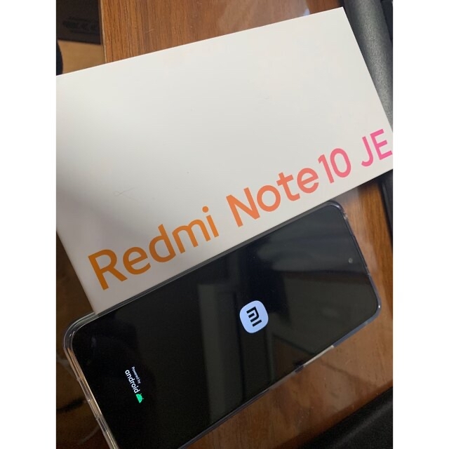 美品 Xiaomi Redmi Note 10 JE クロームシルバー