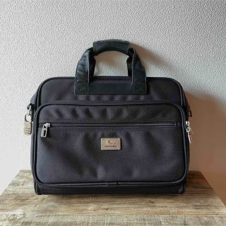 LANCEL 仏 ランセル メンズ  ビジネスバッグ 書類かばん ブラック 美品