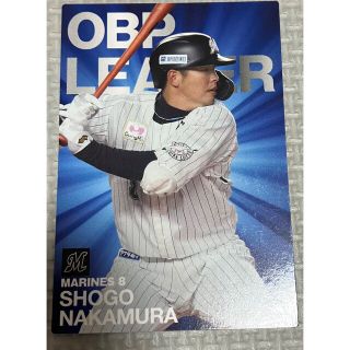 プロ野球カード【千葉ロッテ　中村奨吾】(スポーツ選手)