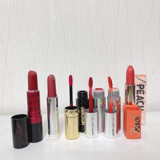 レブロン(REVLON)の赤 オレンジ系 リップ 6本 セット (口紅)