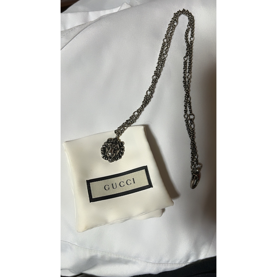 GUCCI グッチ ネックレス ライオン メンズ GUCCI グッチ ネックレス ライオン メンズ